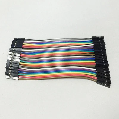 40pcs in Row Dupont Cable 10cm female to female 1P to 1P jumper wire for Arduino - Image 1 of 4