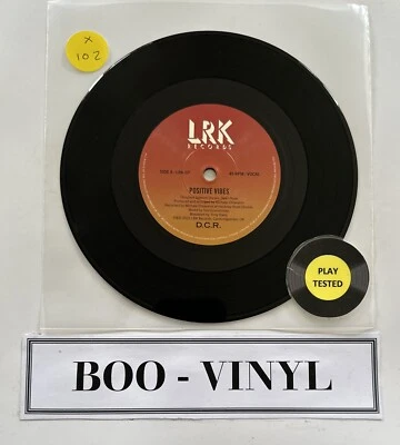 D.C.R. - Positive Vibes Ltd edition 7” contemporary R&B Vinyl Record rare EX - Bild 1 von 4