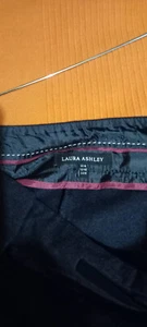 Black Laura Ashley trousers, woolmix size 12(14) - Picture 1 of 6