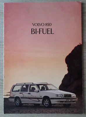 Folleto bicombustible Volvo 850 c.1995 - berlina familiar Foto 1 de 4