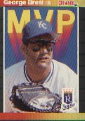1989 Donruss Bonus MVP's Royals Baseball Card #BC7 George Brett ROYALS
