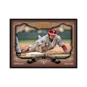 2012 Topps Gypsy Queen Jimmy Rollins Baseball Cards #SS-JRO - Picture 1 of 3