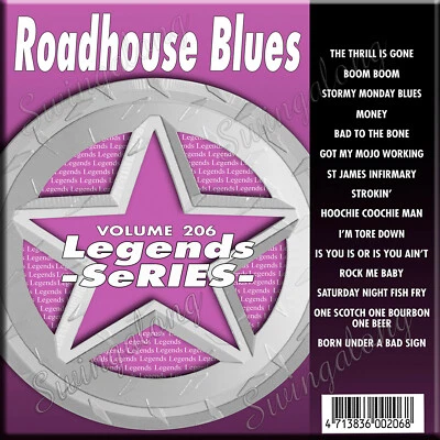 KARAOKE CD+G LEGEND SERIES 15 Tracks In Plastic w/PRINT ROADHOUSE BLUES  Vol-206 - Image 1 of 2
