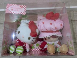 Hello Kitty Strawberry Shortcake Collaboration Stuffed Toy Strawberry Sanrio - Picture 1 of 9