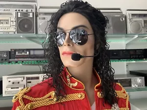MICHAEL JACKSON Figure Mannequin DOLL REAL SIZE 1,8m Unique Piece in the WORLD - Imagen 1 de 12
