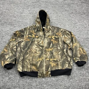 Vintage Carhartt J144 CMO Jacket Mens 3XL Realtree Camouflage Hooded Coat - Picture 1 of 17