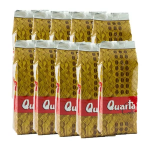 QUARTA CAFFE' Miscela STUOIA in GRANI 500gr. 10 BUSTE piacere rotondo e deciso - Imagen 1 de 2