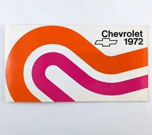 1972 Chevrolet Exterior Colors Sales Brochure Chevy Corvette Monte Carlo Camaro - Picture 1 of 5