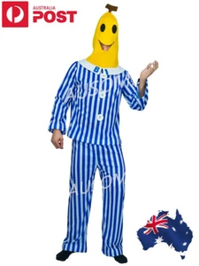 Book Week Women Men Adult Bananas in Pyjamas TV Show B1 B2 Dress Costume Cosplay - Picture 1 of 6