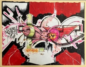 NOTCH56 BRONX Markers on Cardboard 21x28cm Seen/Cope2/Quik/Tracy/Serve/Ces/Daze - Picture 1 of 1
