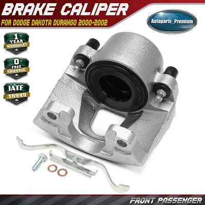 Pinça de freio dianteira direita com pistão fenólico para Dodge Dakota Durango 2000-2002 - Imagem 1 de 4