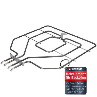 Backofen Oberhitze Heizelement 2800W geeignet für Bosch Siemens 00773539 773539 - Bild 1 von 4