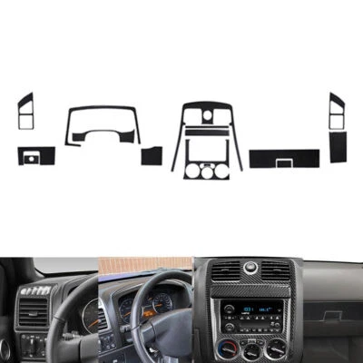 15 X углеродного волокна передней приборной панели чехол для Colorado 2004-2012/Canyon 2005-2012 - Изображение 1 из 4