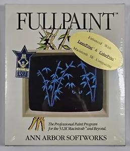 Vintage Fullpaint Software for The Apple 512k Macintosh - New and Sealed! - Picture 1 of 6