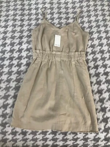 NWT Splendid Khaki Summer Shift Dress Size XS $168 - Picture 1 of 14