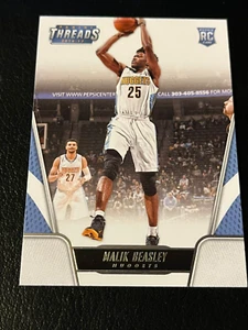 2016-17 Panini Threads Malik Beasley RC Rookie #162 Denver Nuggets - Picture 1 of 2