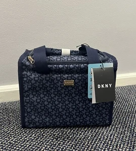 DKNY Large Insulated Water Resistant Lunch Cool Bag Tote Navy Blue New RRP £110 - Picture 1 of 9