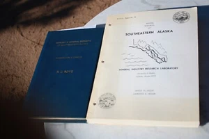 1929, Geologie & Mineralvorkommen von Südost-Alaska, Gold, 2 Bücher - Bild 1 von 6