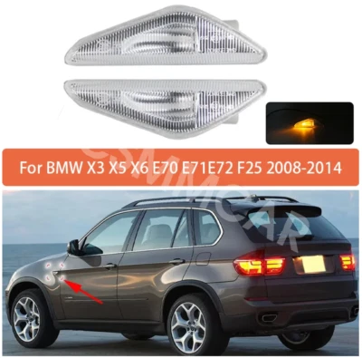 63137171008 Side Marker Turn Signal Clearance Light Fit For BMW X6 E71 2008-2014 - Image 1 of 4