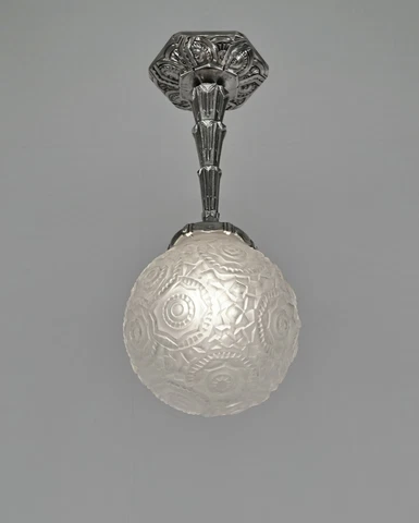 MAYNADIER & EJG : FRENCH 1930 ART DECO PENDANT LIGHT  ........ muller daum era Cover