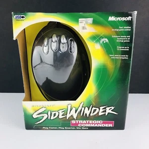 Microsoft Sidewinder Strategic Commander Controller di Gioco USB PC Vintage Nuovo - Foto 1 di 10