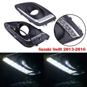 FOR SUZUKI SWIFT DZIRE 2014-2016 FOG LAMP LED DAYTIME RUNNING LIGHT DRL W/ BEZEL - Bild 1 von 8