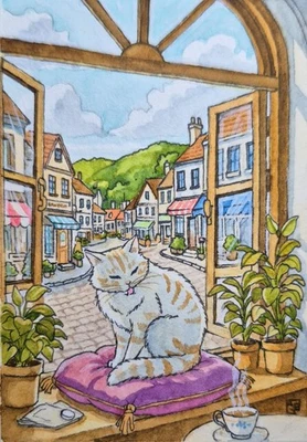 ACEO Original Art Painting  - Image 1 of 3