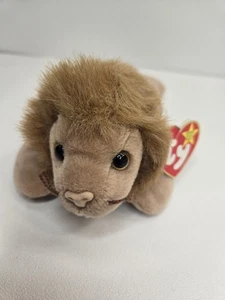 ty beanie baby roary the lion 1996 with tags - Picture 1 of 8