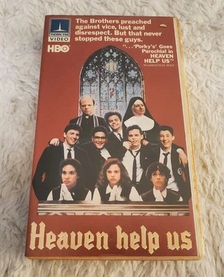 HEAVEN HELP US VHS 1985 Comedy ANDREW MCCARTHY Kevin Dillon PLASTIC CASE Foto 1 de 4