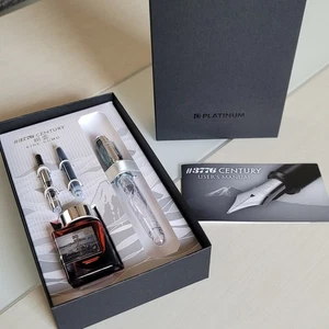 Platin #3776 Century KINUGUMO Füllfederhalter feine Feder Set mit Tinte Made in Japan - Bild 1 von 13