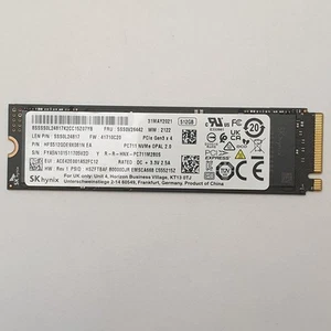 SK Hynix 512GB M.2 SSD 2280 NVMe PCIe Internes Solid State Drive - Bild 1 von 3
