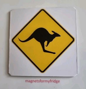 IMÁN NEVERA SEÑAL DE TRÁFICO CANGURO - M406 - Imagen 1 de 1