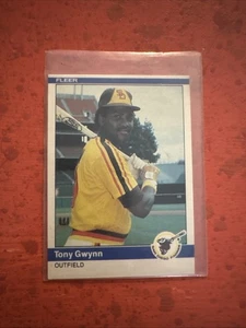 Fleer Tony Gwynn San Diego Padres 1984 #301 C23 - Imagen 1 de 2