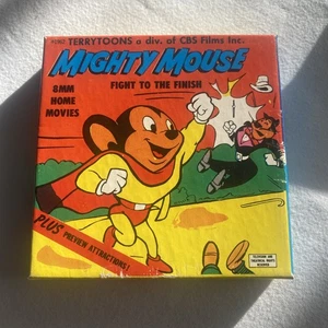 Mighty Mouse Kampf bis zum Ende Super 8 Film Ken Filme Werbung auf Rückseite - Bild 1 von 6