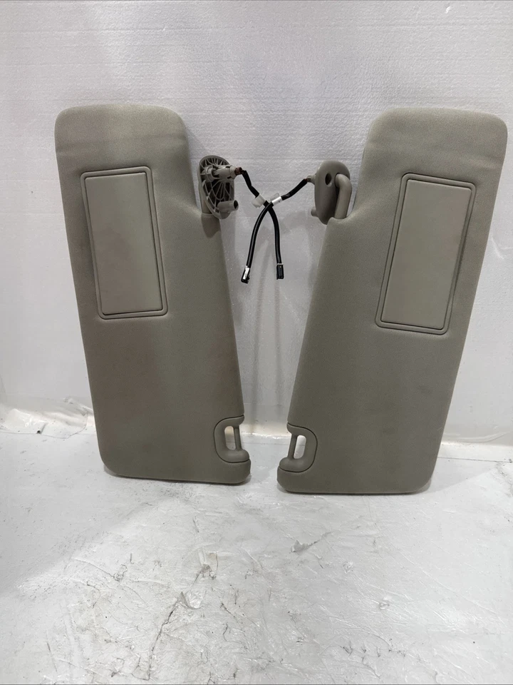 Dodge Ram 1500 2500 3500 2013-2018 par parasol izquierdo derecho gris OEM Laramie Foto 1 de 4