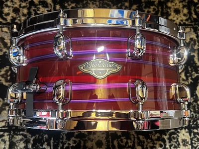 Tama Starclassic Walnut/Birch Snare Drum 14x6.5 Lacquer Phantasm Oyster - Image 1 of 4