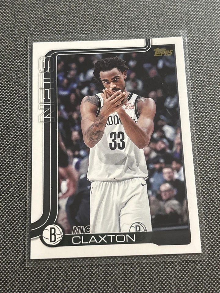 2024-25 Topps Nic Claxton Golden Mirror SSP Brooklyn Nets - Image 1 of 2