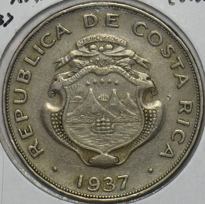 Costa Rica 1937 Colon 196192 combine shipping - Image 1 of 2