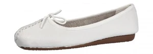 Clarks Damen Ballerina Freckle ice white (Weiß) 203544554 - Imagen 1 de 5