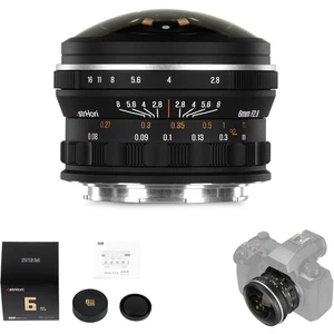 AstrHori 6mm F2.8 Full Frame Circular Fisheye Lens For Leica Lumix Sigma L-Mount - Picture 1 of 11