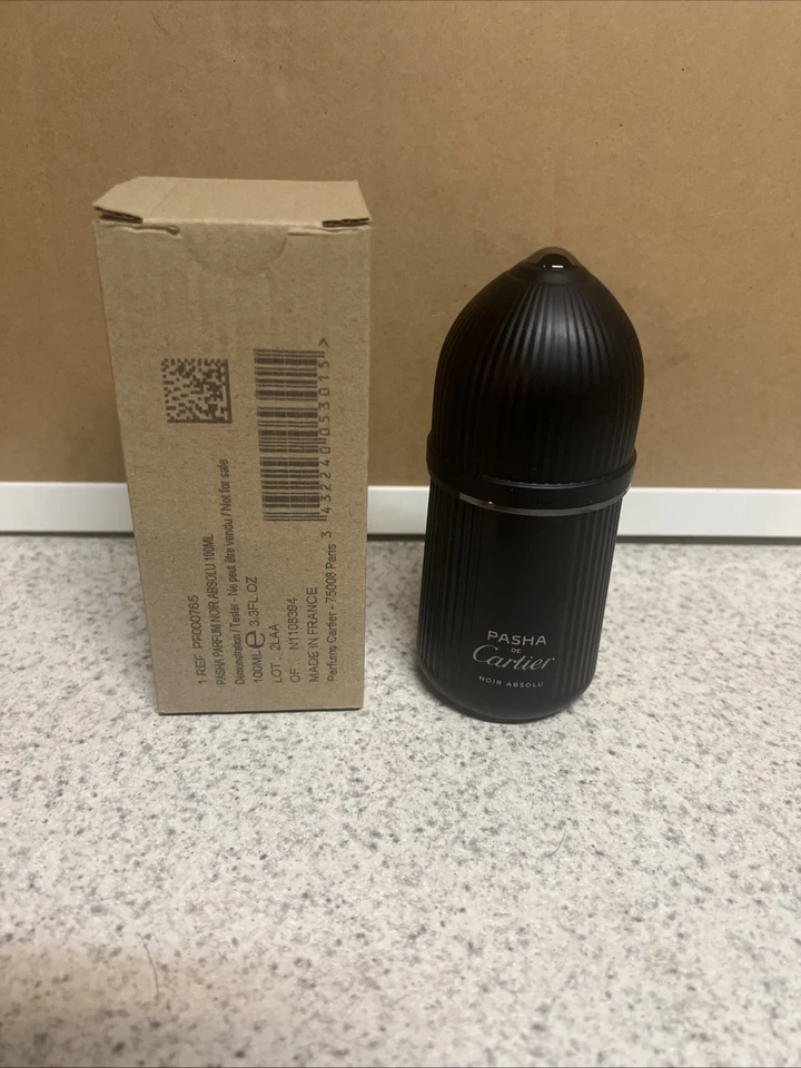 Perfume Pasha De Cartier Noir Absolu para hombre 3,3 OZ/100 ml NUEVO probador Foto 1 de 1