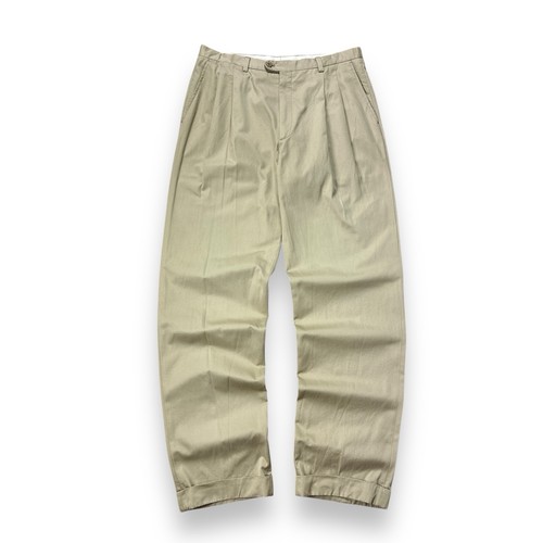 Pantaloni eleganti vintage Burberry London classici beige taglia W34