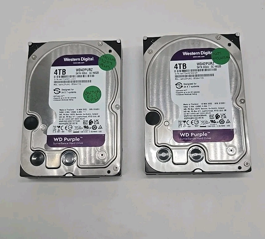 Western Digital WD42PURZ（3.5インチ HDD 4TB） Amazon.com: Western Digital 4TB WD Purple Surveillance Internal