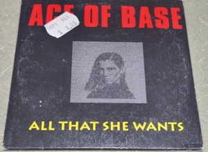 ACE OF BASE - ALL THAT SHE WANTS - CD SINGLE - CARDBOARD COVER - Picture 1 of 2