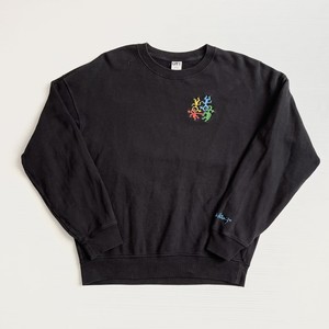 keith haring embroidered moletom com capuz sweatshirt