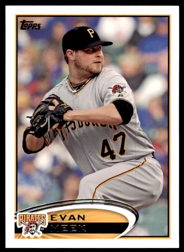 2012 TOPPS EVAN MEEK PITTSBURGH PIRATES #473 - Image 1 of 2