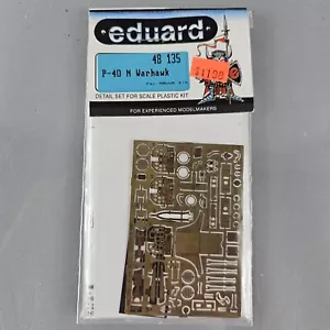 Eduard 1/48 P-40N Warhawk Photo-Etched Detail for Mauve Kit 48135 - Picture 1 of 3