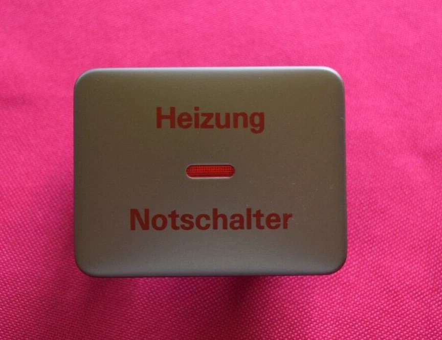 Busch Jaeger Heizungsnotschalter  alpha nea bronze 1789 H-21 - Bild 1 von 2