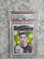 CRISTIANO RONALDO 2020 TOPPS LIVING UEFA CHAMPIONS LEAGUE GEM MT. 10.JUVENTUS FC
