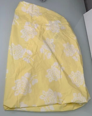 Pottery Barn Kids Crib Sheet Tracy Reese Hope For Flowers Yellow Organic Cotton - Image 1 of 4